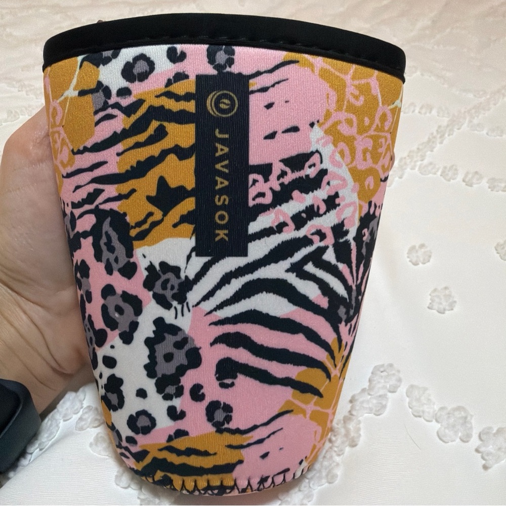 Javasok Neoprene Animal Print Sleeve for Drink Insulation